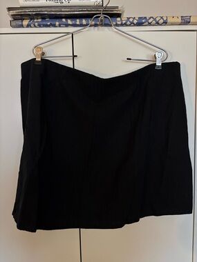 Ava & Viv Black Mini Skirt - Simple A-Line Silhouette-worn once!